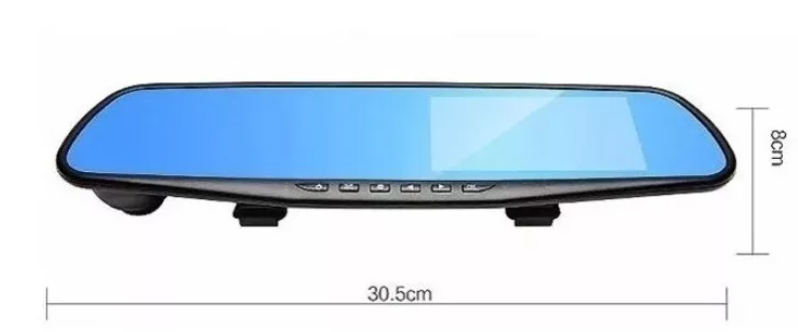 Espejo Retrovi 4.3 PuLG Doble Cámara